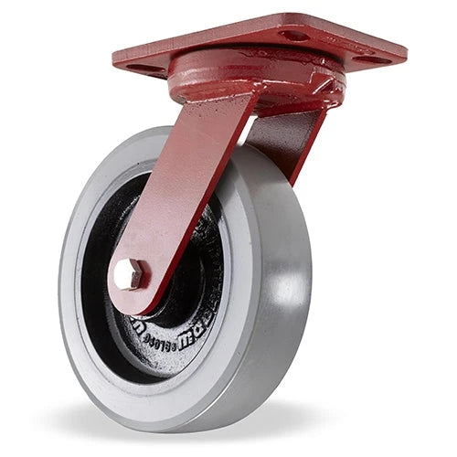 Hamilton Spinfinity 8"x2" Swivel Caster - Kingpinless ZFHS Series with DuraGlide Wheel & 3/4" Sealed Bearings - Maintenance-Free Industrial Mobility Hamilton