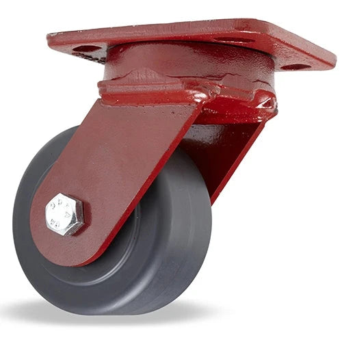 Hamilton Spinfinity Maintenance-Free Kingpinless ZFWH Series Swivel Caster with 4" x 2" Nylast High Performance Cast Nylon Wheel with 1/2" Sealed Precision Ball Bearings Hamilton