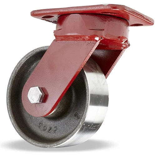 Hamilton Spinfinity Maintenance-Free Kingpinless ZFWH Series Swivel Caster with 5" x 2" Forged Steel Wheel with 1/2" Sealed Precision Ball Bearings Hamilton