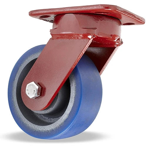 Hamilton Spinfinity Maintenance-Free Kingpinless ZFWH Series Swivel Caster with 5" x 2" Ergo-Glide Wheel (80A) with 1/2" Sealed Precision Ball Bearings Hamilton