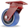 Hamilton Spinfinity Maintenance-Free Kingpinless ZFWH Series Swivel Caster with 5" x 2" Ergo-Glide Wheel (80A) with 1/2" Sealed Precision Ball Bearings Hamilton