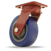 Hamilton Spinfinity Maintenance-Free Kingpinless ZFWH Series Swivel Caster with 6" x 2" Ergo-Glide XT Wheel (80A) with 1/2" Sealed Precision Ball Bearings Hamilton