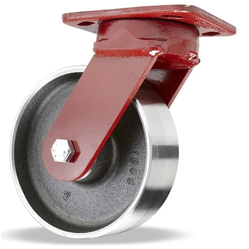 Hamilton Spinfinity Maintenance-Free Kingpinless ZFWH Series Swivel Caster with 6" x 2" Forged Steel Wheel with 1/2" Sealed Precision Ball Bearings Hamilton