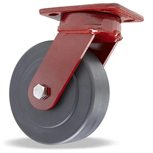 Hamilton S-ZFWH-6NYB 6" x 2" Nylast Swivel Kingpinless Caster – 2300 lb