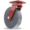 Hamilton Spinfinity Maintenance-Free Kingpinless ZFWH Series Swivel Caster with 8" x 2" Nylast High Performance Cast Nylon Wheel with 1/2" Sealed Precision Ball Bearings Hamilton