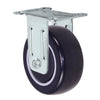 Durastar Light Medium Duty S24 Series - 3-1/2" x 1-1/4" Polyurethane on Polyolefin Rigid Caster - 275 lb Capacity, Choose Stainless Top Plate Option Durastar
