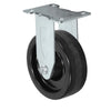 Durastar Light Medium Duty S24 Series - 4" x 1-1/4" Phenolic Rigid Caster - 350 lb Capacity, Choose Stainless Top Plate Option Durastar