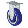 Durastar Light Medium Duty S24 Series - 4" x 1-1/4" Polyurethane on Polyolefin Rigid Caster - 300 lb Capacity, Choose Stainless Top Plate Option Durastar