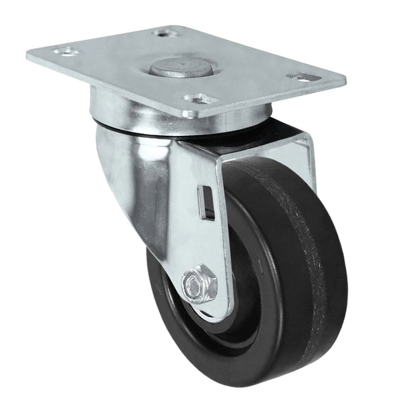 Durastar Light Medium Duty S24 Series - 3" x 1-1/4" Phenolic - 350 lb Capacity, Choose Stainless Top Plate Option Durastar