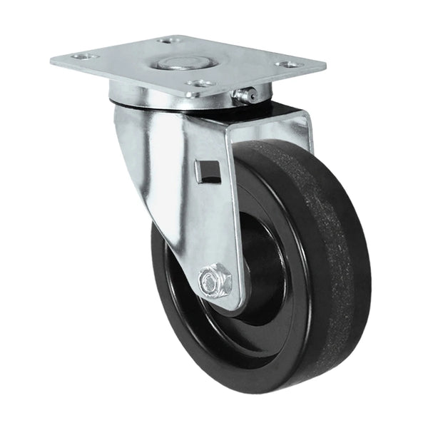 Durastar Light Medium Duty S24 Series - 4" x 1-1/4" Phenolic - 350 lb Capacity, Choose Stainless Top Plate Option Durastar