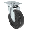 Durastar Light Medium Duty S24 Series - 5" x 1-1/4" Hard Rubber - 325 lb Capacity, Choose Stainless Top Plate Option Durastar