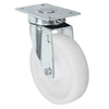 Durastar Light Medium Duty S24 Series - 5" x 1-1/4" Nylon Swivel Caster - 350 lb Capacity, Choose Stainless Top Plate Option Durastar