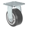 Durastar Medium Heavy Duty S30 Series - 4" x 2" DURATOUGH Polyurethane on Polyolefin Rigid Caster - 700 lb Capacity, & 4" x 4-1/2" Stainless Top Plate Durastar