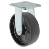 Durastar Medium Heavy Duty S30 Series - 5" x 2" Glass-filled Nylon Rigid Caster - 1000 lb Capacity, & 4" x 4-1/2" Stainless Top Plate Durastar