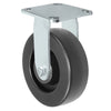 Durastar Medium Heavy Duty S30 Series - 6" x 2" Heavy Duty Polyolefin Rigid Caster - 1000 lb Capacity, & 4" x 4-1/2" Stainless Top Plate Durastar