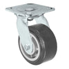 Durastar Medium Heavy Duty S30 Series - 4" x 2" DURATOUGH Polyurethane on Polyolefin Swivel Caster - 700 lb Capacity, & 4" x 4-1/2" Stainless Top Plate Durastar