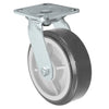 Durastar Medium Heavy Duty S30 Series - 6" x 2" DURATOUGH Polyurethane on Polyolefin Swivel Caster - 900 lb Capacity, & 4" x 4-1/2" Stainless Top Plate Durastar