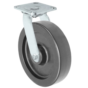 8" x 2" Polyolefin Swivel Stainless Caster – 1200 lb