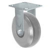 Durastar Medium Heavy Duty S34 Series - 6" x 2" Heavy Duty Solid Polyurethane on Glass-filled Nylon Rigid Caster - 1250 lb Capacity, & 4" x 4-1/2" Stainless Top Plate Durastar