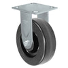 Durastar Medium Heavy Duty S34 Series - 6" x 2" Phenolic Rigid Caster - 1200 lb Capacity, & 4" x 4-1/2" Stainless Top Plate Durastar