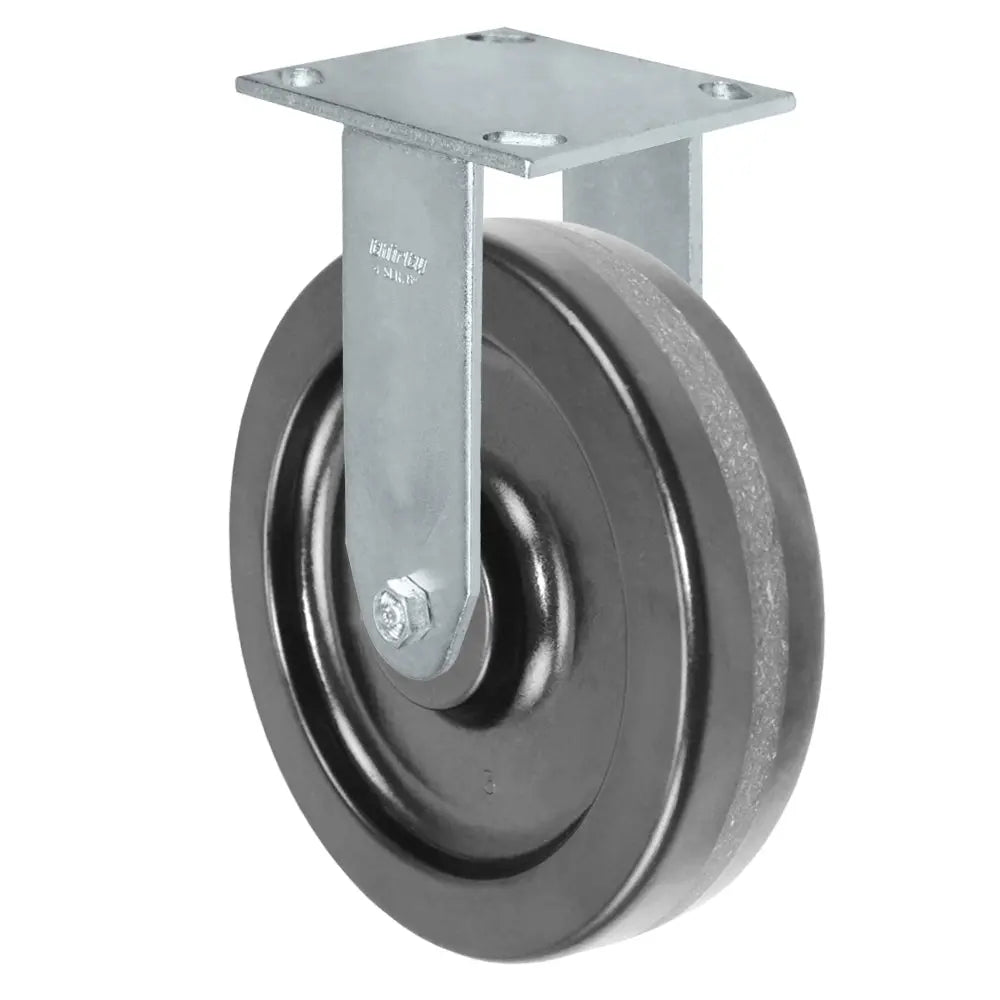 8" x 2" Phenolic Medium Heavy-Duty Caster 34 Series- 1250 lbs Capacity, 4" x 4-1/2" -  | CasterHQ
