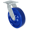 8" x 2" Polyurethane Swivel Caster – 1250 lb | 4" x 4-1/2" Top Plate | CasterHQ