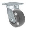 Durastar Heavy Duty S40 Series - 4" x 2" Heavy Duty Solid Polyurethane on Glass-filled Nylon Swivel Caster - 1200 lb Capacity, Choose between Stainless Top Plate Size and bearing Durastar