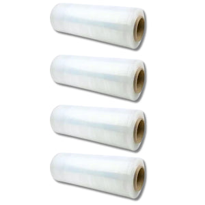 Stretch Film - 18" x 1500' x 70 Ga Cast Film (4 Rolls) | High-Tensile Strength, Self-Adhering, Ideal for Pallet Wrapping & Packaging American-Moving-Supplies