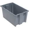 SNT185 6 PC-Genuine Stack and Nest Tote - Heavy-Duty Storage Container Quantum