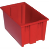 SNT185 6 PC-Genuine Stack and Nest Tote - Heavy-Duty Storage Container Quantum