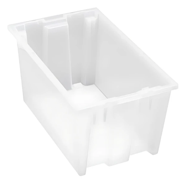 SNT185 6 PC-Genuine Stack and Nest Tote - Heavy-Duty Storage Container Quantum