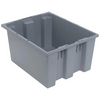SNT190 6 PC-Genuine Stack and Nest Totes - Heavy-Duty Storage Solution in Multiple Colors Quantum