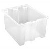 SNT190 6 PC-Genuine Stack and Nest Totes - Heavy-Duty Storage Solution in Multiple Colors Quantum