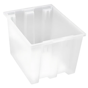 SNT195 6 PC-Genuine Stack and Nest Tote - Heavy-Duty Storage Solution in Multiple Colors Quantum