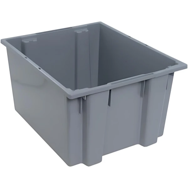 SNT230 3 PC-Genuine Stack and Nest Tote - Heavy Duty Storage Container for Secure Transport Quantum