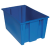 SNT300 3 PC-Genuine Stack and Nest Tote - Heavy-Duty Storage Container Quantum