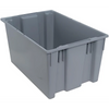 SNT300 3 PC-Genuine Stack and Nest Tote - Heavy-Duty Storage Container Quantum