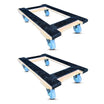 18" x 30" Oak Furniture Dolly 5" TPR Wheels – 1000 lb 2-Pack | CasterHQ