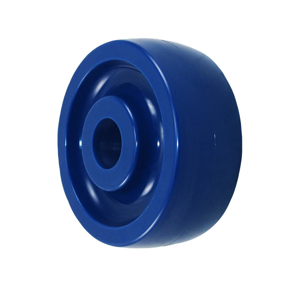 5" X 2" BLUE SOLID POLYURETHANE (NON MARKING) WHEEL - 800 LBS CAPACITY CasterHQ