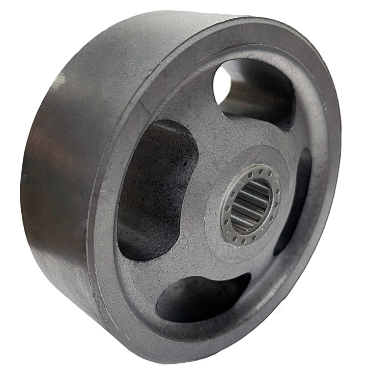 4" X 1-1/2" STEEL WHEEL W/ 1/2" Roller Bearing | 600 LBS CAPACITY| MADE IN USA madeusa