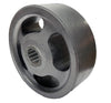 4" X 1-1/2" STEEL WHEEL W/ 1/2" Roller Bearing | 600 LBS CAPACITY| MADE IN USA madeusa