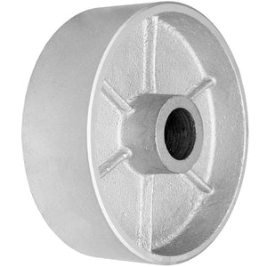 6" x 2" Gray Iron Semi Steel Industrial Replacement Wheel – 1200 lb