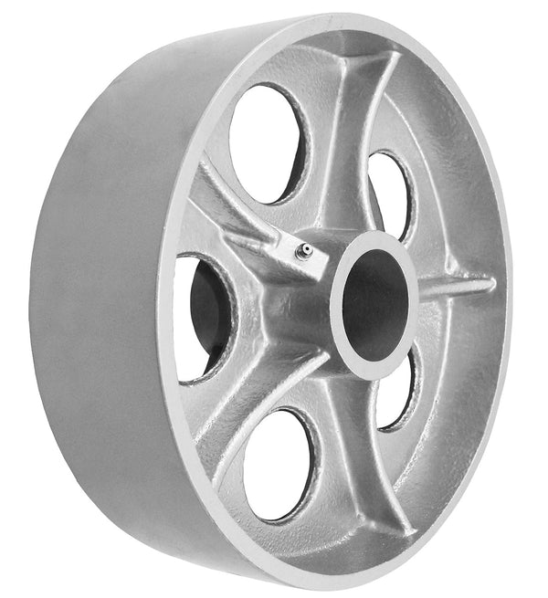 10" X 3" GRAY IRON SEMI STEEL WHEEL - 2,500 LBS CAPACITY CasterHQ