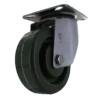 T20P2431NGF Stainless Steel Caster - 4x1.5" High Temp Green Wheel, Quad X Precision Bearings - Durable & Versatile Mounting P&H Casters