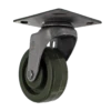 T20P3X31NGF Light/Medium Duty Caster - Stainless Steel Yoke, High Temp Epoxy Resin Green Wheel - Ideal for Industrial Applications P&H Casters