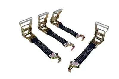 Premium 8-Point Tie Down Kit with Durable Wire Double J-Hooks CasterHQ