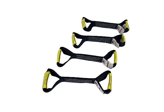 Premium 8-Point Tie Down Kit with Durable Wire Double J-Hooks CasterHQ