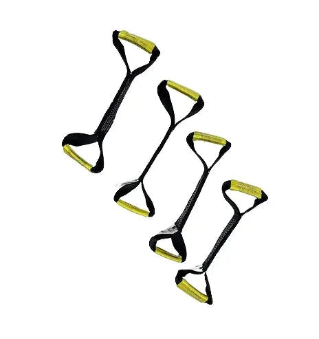 Premium 8-Point Tie Down Kit with Durable Wire Double J-Hooks CasterHQ