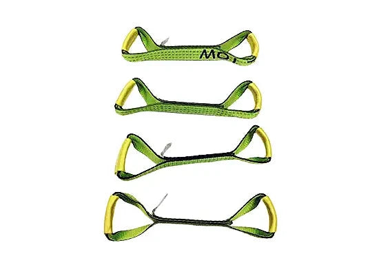 Hi-Viz Green TECNIC 8-Point Tie Down Kit for Rollback & Flatbed - TOW-8PTCHAIN-I CasterHQ