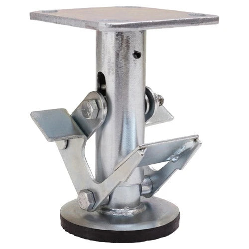 Hamilton TL-65J Floor Truck Lock: 7 3/4" Ext. Height, 6 3/4" Retr. Height, for 6" Wheels - Secure & Adjustable Hamilton